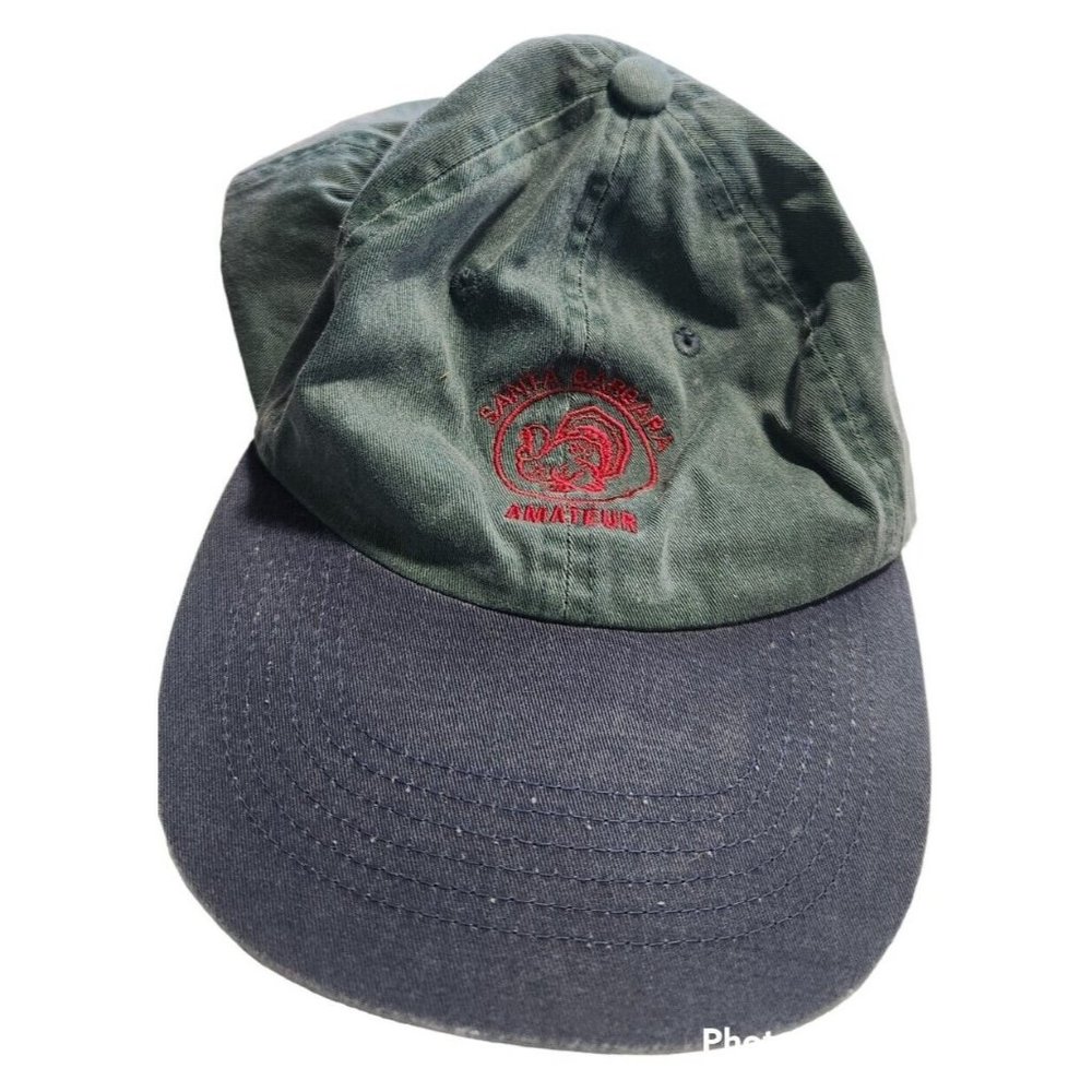 Sportsman Santa Barbara Amateur Green & Black Adjustable Ball Cap Golf
